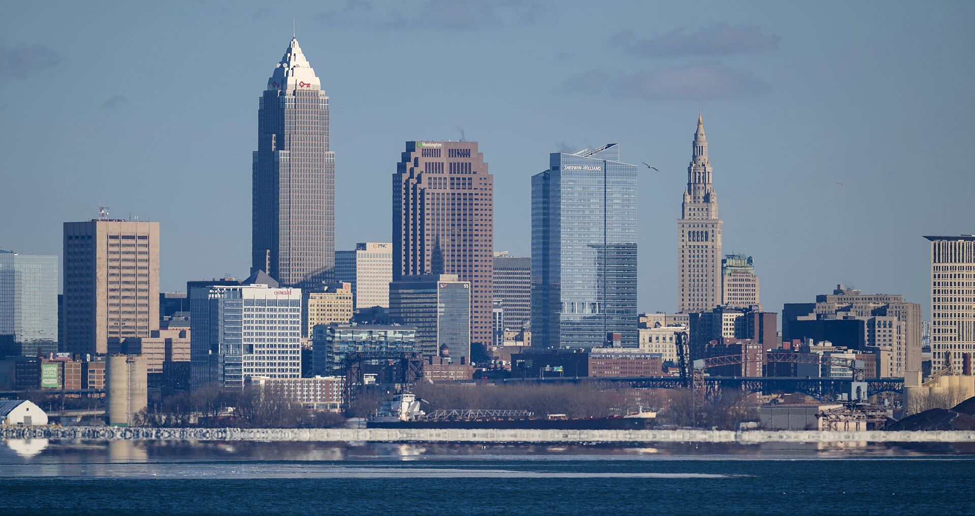Cleveland, ohio, featuring Cleveland - Cleveland ( KLEEV-lənd) is a city in the U.S. state of Ohio and the county seat of Cuyahoga County. and Terminal Tower - Terminal Tower is a 52-story, 708 ft (216 m), landmark skyscraper located on Public Square in the downtown core of Cleveland, Ohio, United S..., web design agency service area photo