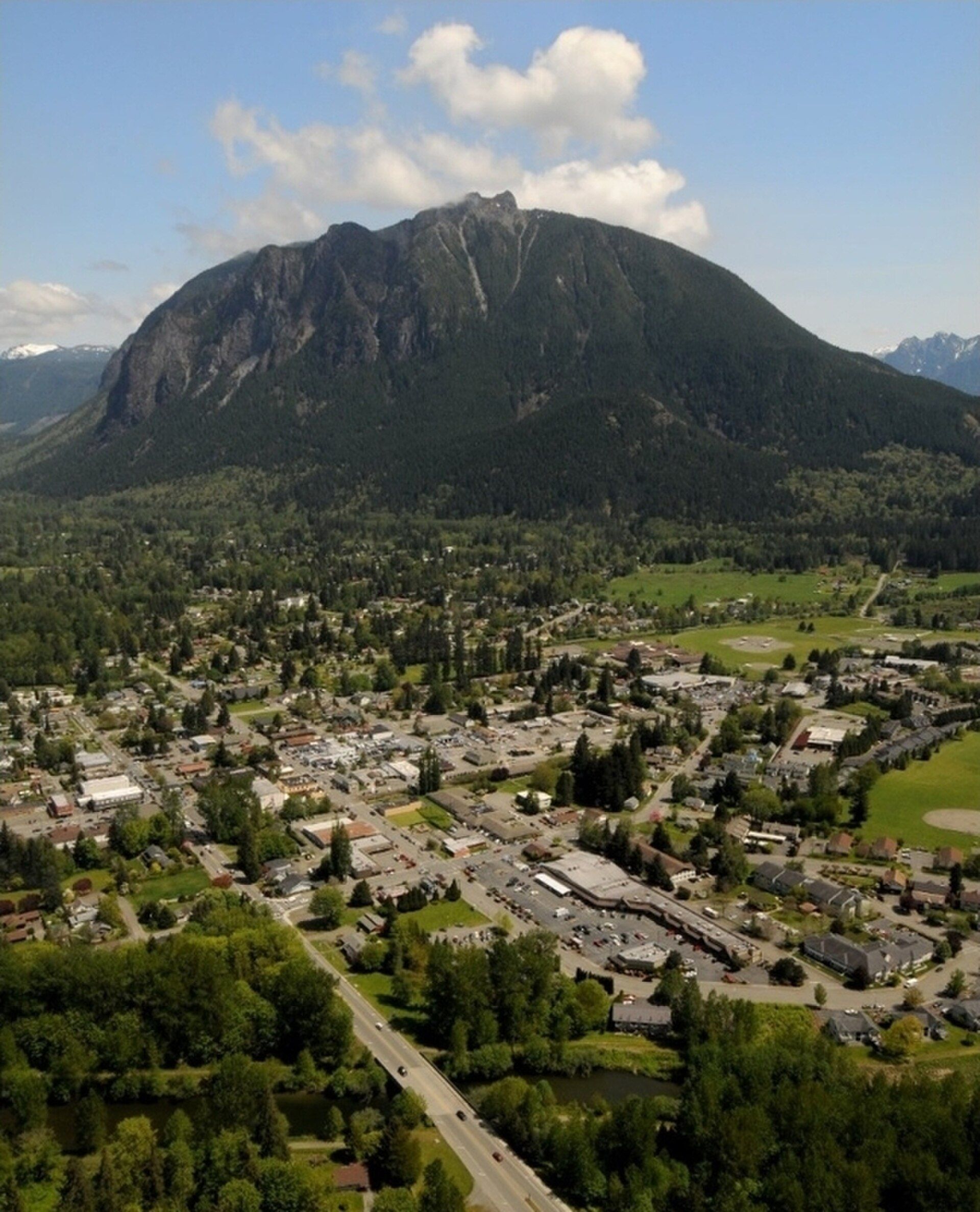 North Bend, washington, featuring North Bend, Washington - North Bend is a city in King County, Washington, United States, on the outskirts of the Seattle metropolitan area. and Mount Si - Mount Si (pronounced ; Lushootseed: q̓əlbc, CULB-ts) is a mountain in the northwest United States, east of Seattle, Washington., web design agency service area photo