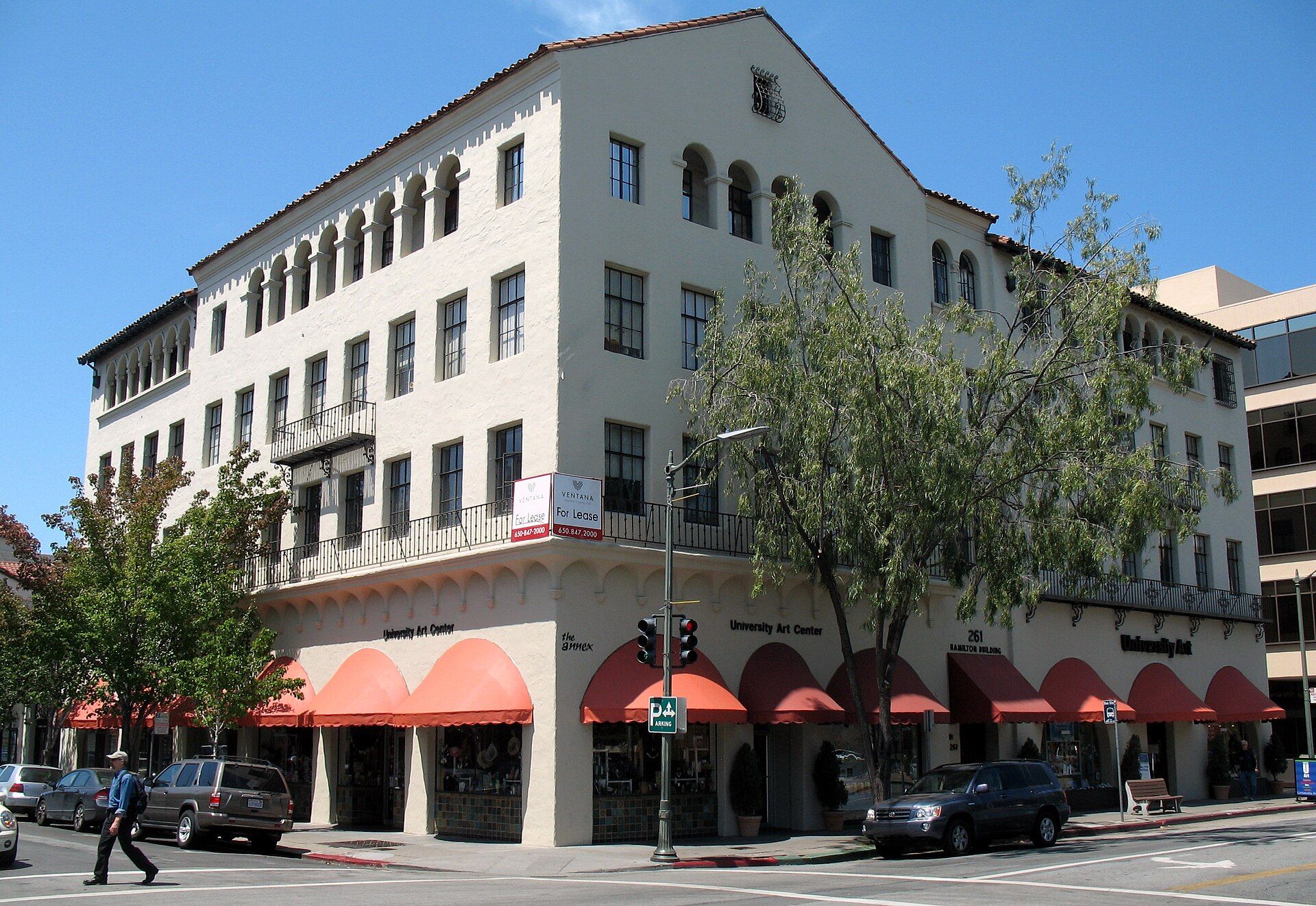 Palo Alto, california, featuring "Palo Alto, California - Palo Alto ( PAL-oh AL-toh; Spanish for 'tall stick') is a charter city in northwestern Santa Clara County, California, United States." and Printers Inc. Bookstore - Printers Inc., web design agency service area photo