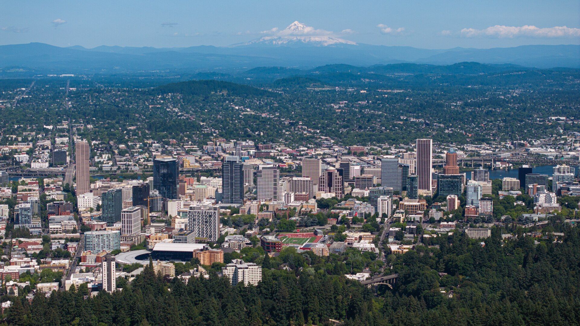 Portland, oregon, featuring Portland, Oregon - Portland ( PORT-lənd) is the most populous city in the U.S. state of Oregon. and Library/SW 9th Ave and Galleria/SW 10th Ave stations - Library/Southwest 9th Avenue and Galleria/Southwest 10th Avenue are light rail stops on the MAX Blue and Red Lines in Portland, Oregon., web design agency service area photo