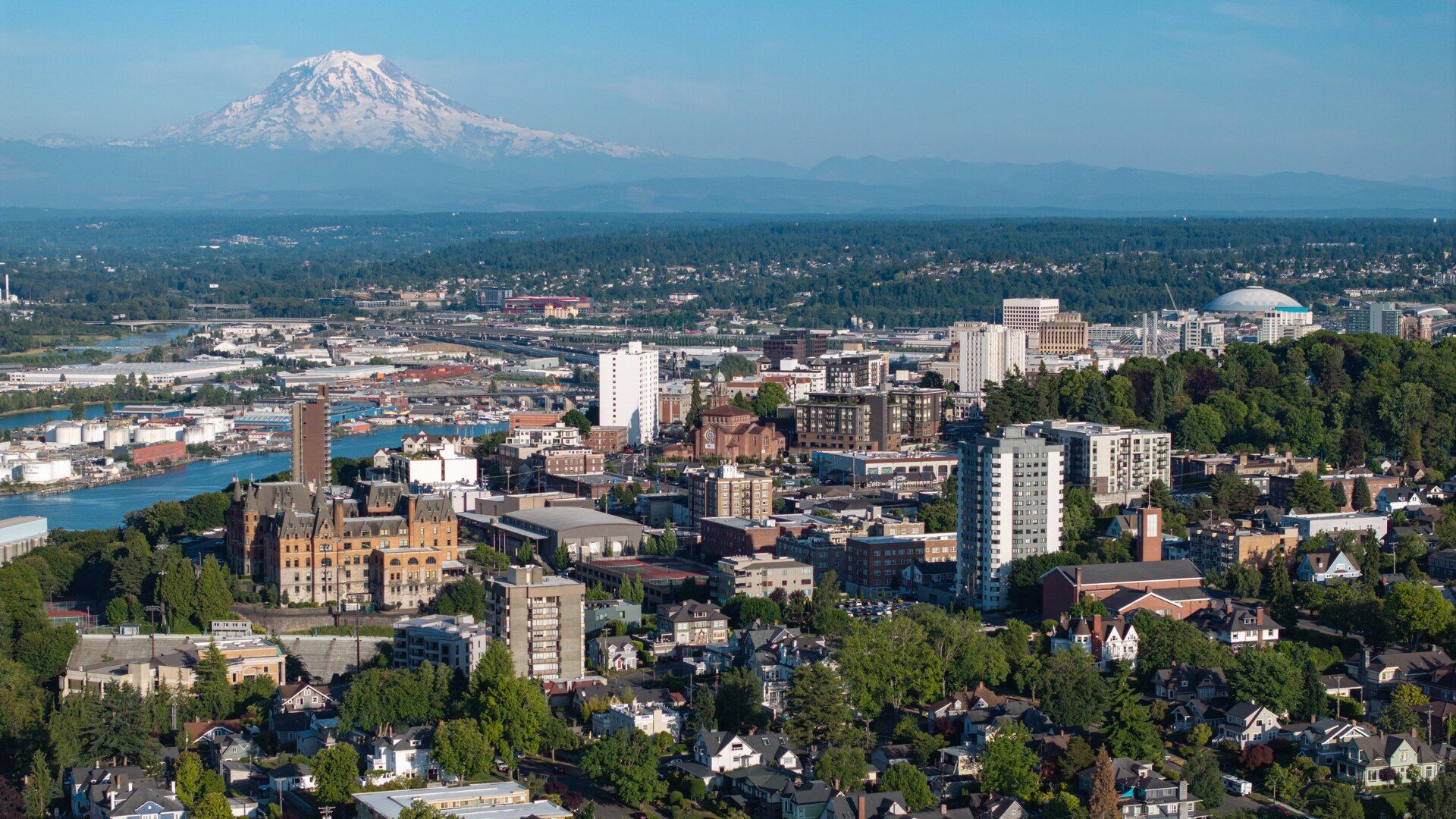 Tacoma, washington, featuring Tacoma, Washington - Tacoma ( tə-KOH-mə) is a city in and the county seat of Pierce County, Washington, United States. and Area code 253 - Area code 253 is a telephone area code in the North American Numbering Plan (NANP) for a part of the U.S. state of Washington., web design agency service area photo