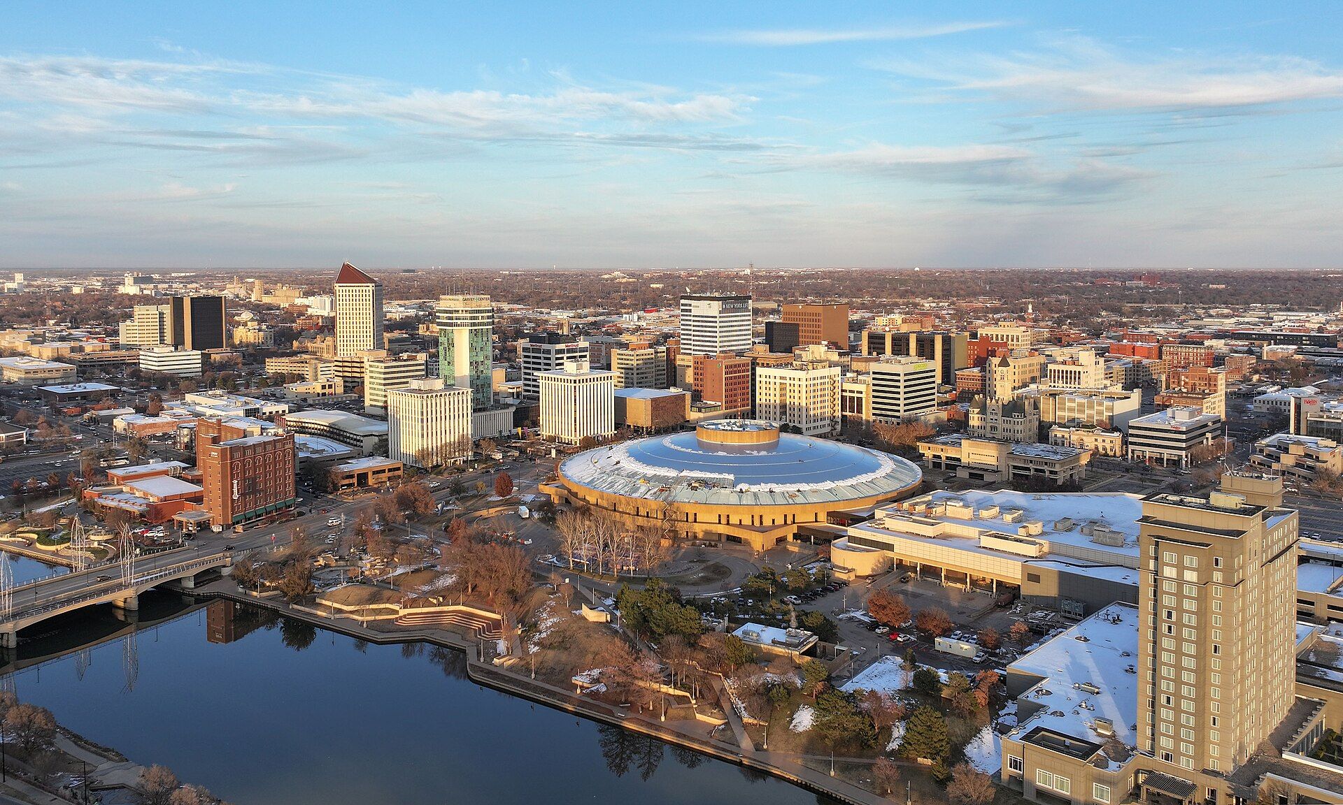 Wichita, kansas, featuring Wichita, Kansas - Wichita ( , WITCH-ih-taw) is the most populous city in the U.S. state of Kansas and the county seat of Sedgwick County. and "\"Diocese of Wichita - The Diocese of Wichita (Latin: Dioecesis Wichitensis) is a diocese of the Catholic Church in Kansas in the United States.\"", web design agency service area photo